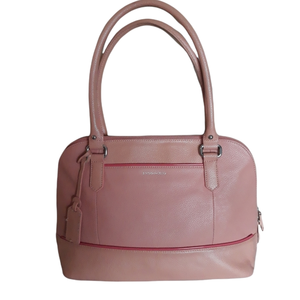 Tignanello womens shoulder/hand bag. Color pink.